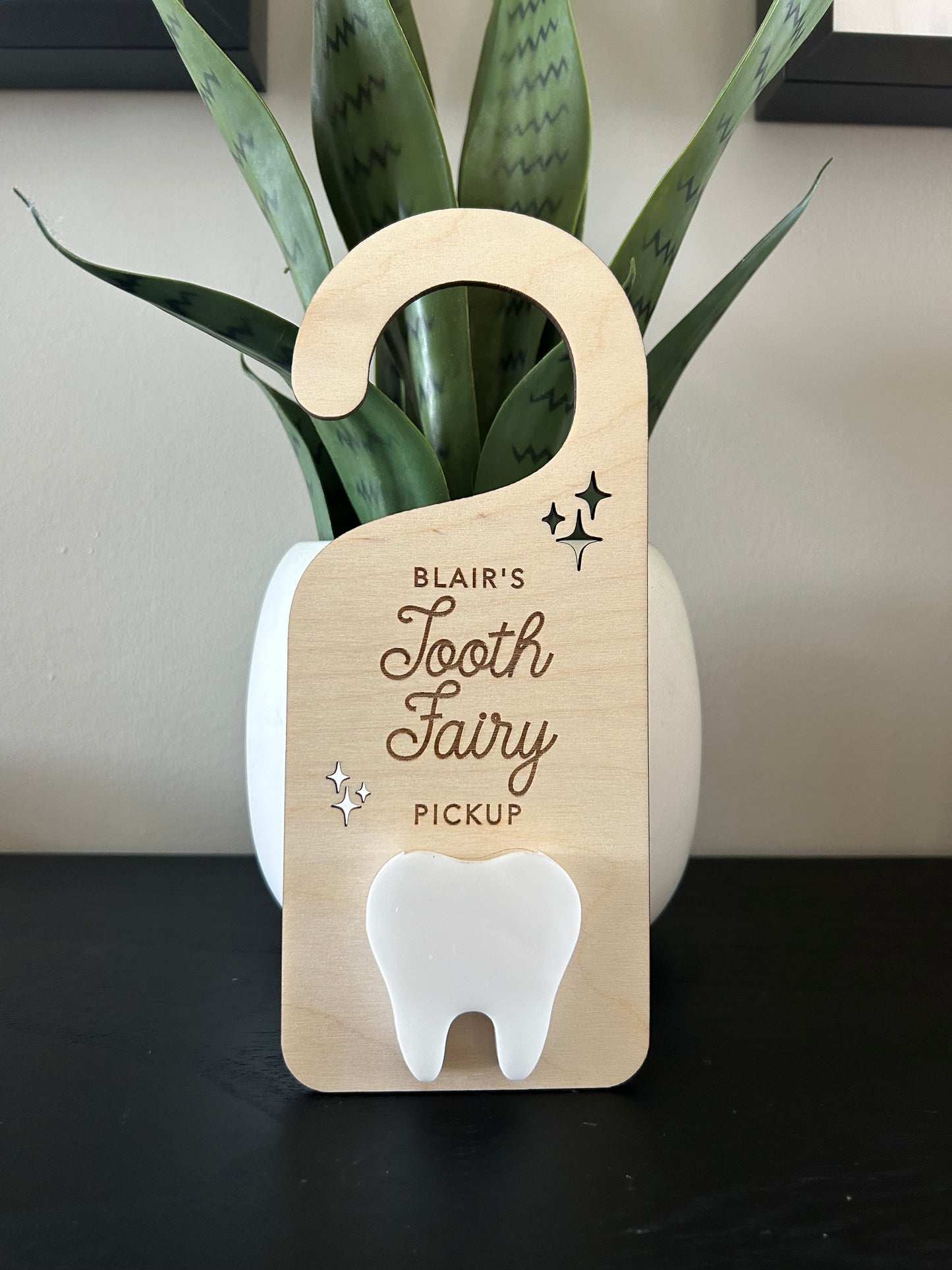 Personalized Tooth Fairy Door Hanger