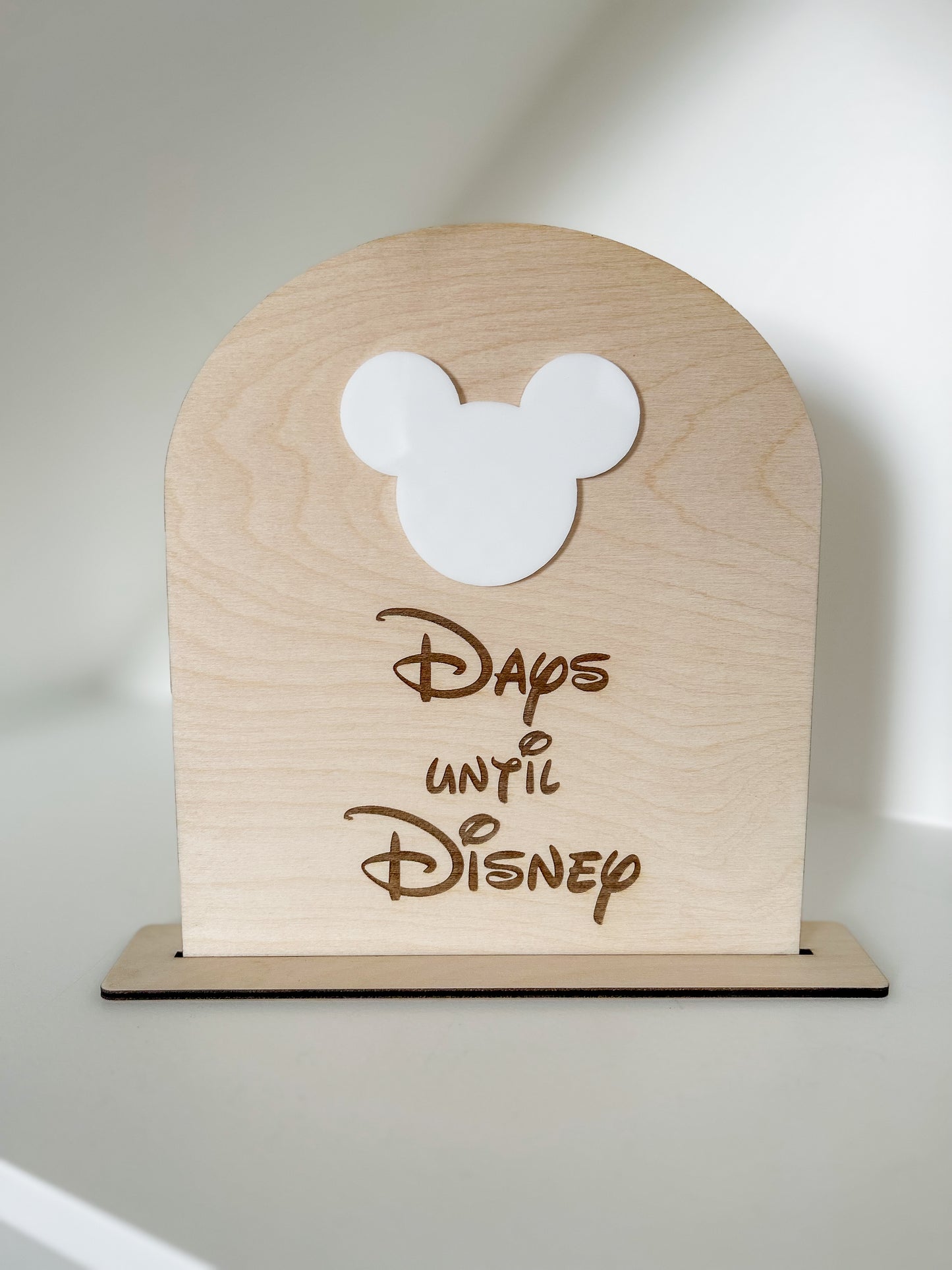 "Days Until Disney" Dry Erase Sign